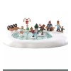 Lemax Gingerbread Skating Pond -Animated Holiday Village/Train/Carnival Accent