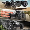 Joellfuner Remote Controlled Car, 2.4GHz 1:16 Offroad Monster RC Truck,