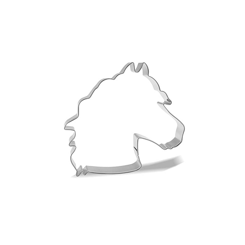Keewah Large Horse Head Cookie Cutter, 5 x 4.7 inch,