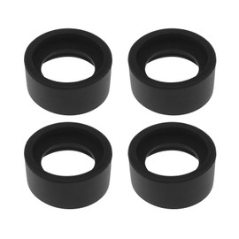 SG Store 4 Pieces 2 Pairs 32-36mm Eyepiece Cover Eyepiece Binoculars Eyecups Protective Cup Stereo Microscope Accessories for Stereo Microscope Soft Rubber Flat Angle