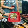 ECOIOU Grilling Prep and Serving Tray with Lid, BBQ Deep