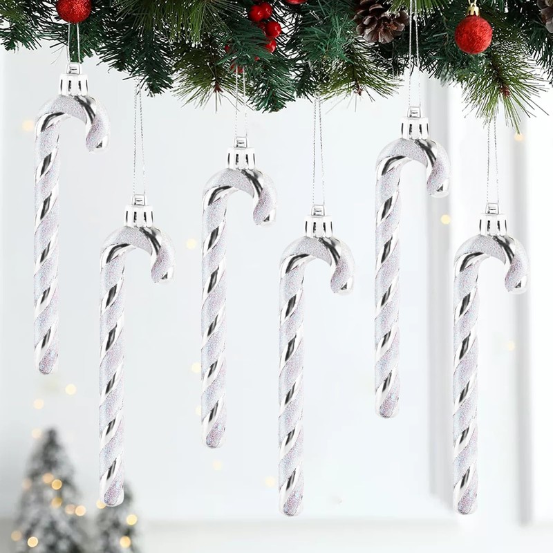 Candy Canes Christmas Tree, Pack of 12 Candy Cane Decoration,