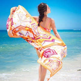 WHITE FANG MA008 Women's Stole Scarf, Large, Colorful Design, Stylish, Afghan, Casual,