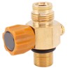 G1/2 14 CO2 Cylinder Refill Adapter High Pressure M18x1.5 Refill