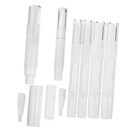 Gatuida 6pcs Empty Cuticle Oil Pens Plastic Tubes Portable Nail Oil Dispenser Refillable Makeup Applicator Lip Gloss and More
