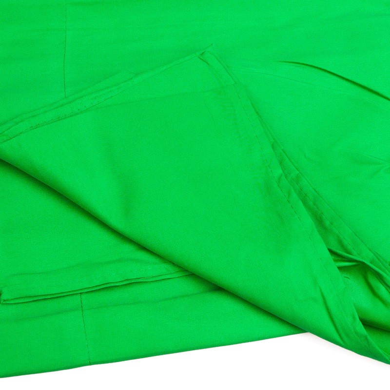 BOLLUMA 1.8x2.7m Green Screen Background Photography Backdrop, 100% Cotton Muslin