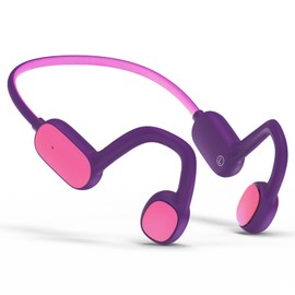 Mehomeli - Auriculares para niños, Bluetooth 5.2 con conducción de aire abierta, 85 dB de volumen, sonido estéreo con micrófono, IPX5 impermeable, tiempo de reproducción de 10 horas, perfecto para la escuela y actividades al aire última intervensión, col