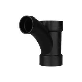 CHARLOTTE PIPE 3X3X2 DWV Comb WYE & 1/8 Bend ONE Piece DWV (Drain, Waste and Vent) (1 Unit Piece)