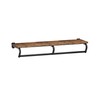 CHOEZON Wall Mounted Clothes Rack, Metal Garment Rack with Top