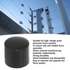 100Pcs Electric Fence Post End Caps Plug Insert Plastic Round