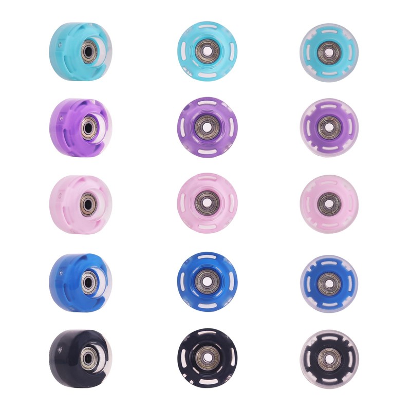 Nattork 8 Pack 82A Light up Roller Skate Wheels 54