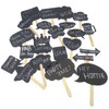 Chalkboard Speech Bubbles and Signs Wedding Parties Photo Booth Props