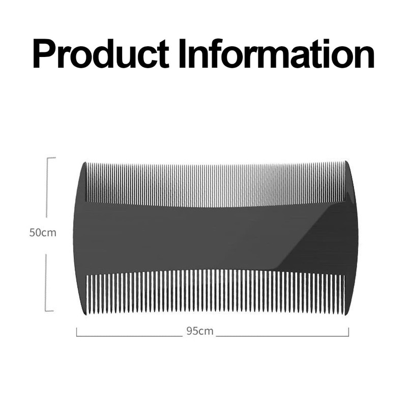 SCJJZ Men's Hair Cutting Comb, Hairdressing Comb, Double-Sided Comb Fine