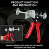 Heavy Duty Brake Caliper Compressor Tool for Brake Pad Replacement,