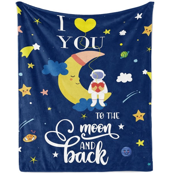 Jobkoo I Love You to The Moon and Back Blanket,