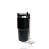 Bundle - Black Stainless Steel Tumbler with Lid and Tea
