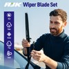 AJK Windshield Wiper Blades, OEM Quality Front and Rear Windshield