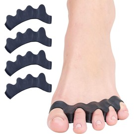 Toe Separators, Toe Stretcher for Overlapping Toes to Relax Toes, Big Toes Straightener Dividers, Toe Spacers, Foot Alignment, Hammertoes and Relief Restore Feet for Women/Men