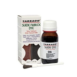 Schuhfarbe für Nubuk & Wildleder | Zur Reparatur von Verblassten Schuhen, Taschen und Lederwaren, Inklusive Bürste zum Auftragen, Viele Farben ((18) Schwarz)