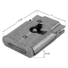 Full Mortise Lock with Skeleton Key for Right Hand Cabinet Door, Desk or Dresser Drawer - Antique Furniture Hardware | UA-034-L