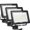 Sunkkes 200W LED Flood Lights 3 Pack, Outdoor IP66 Waterproof,