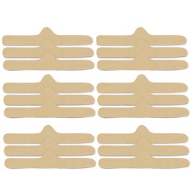 More of Me to Love Sweat Wicking Bra Liners, Viscose & Cotton Blend, Tagless, Seamless, Medium (18-Pack, Beige)