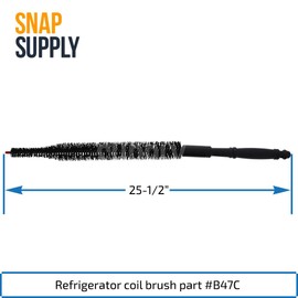 PRYSM Multi Use Flexible Refrigerator Coil and Vent Cleaning Brush B47C