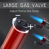Urgrette 4 Pack Torch Lighter Triple 3 Jet Flame Refillable