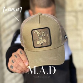 Capslab Daffy Duck Trucker Cap Looney Tunes, beige