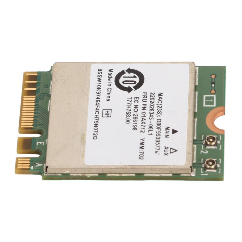 RTL8822BE Network Card 01AX712 433Mbps WiFi Bluetooth 4.0 M.2 NGFF