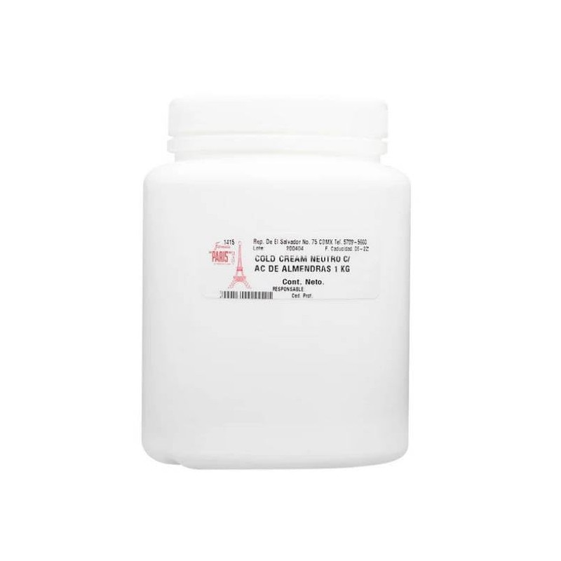 Farmacias Paris Cold Cream Neutro Aceite Almendras Humectante Colágeno Marino
