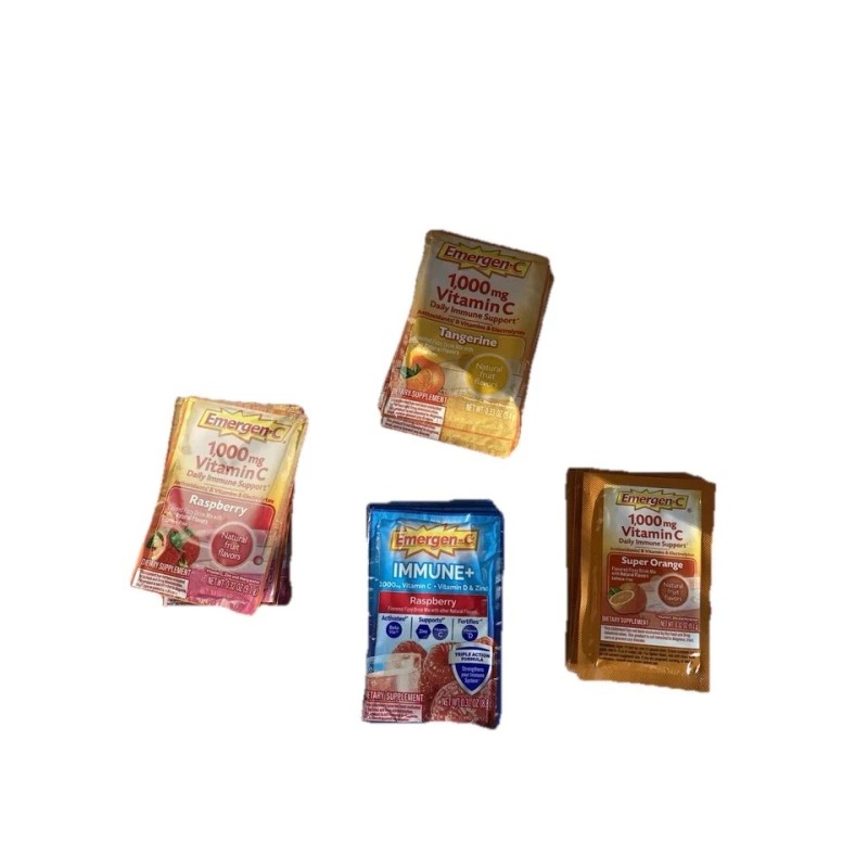 4 Pack (40 Packets In Total) Emergency-C 1000mg Vitamin C