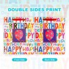 2-Pack 12.6" Large Happy Birthday Gift Bags for Birthday Party