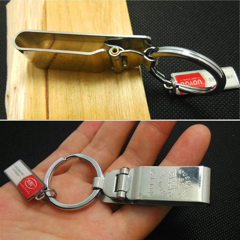 YUANQIAN Belt Keyring Metal Belt Clips Key Ring Holder for
