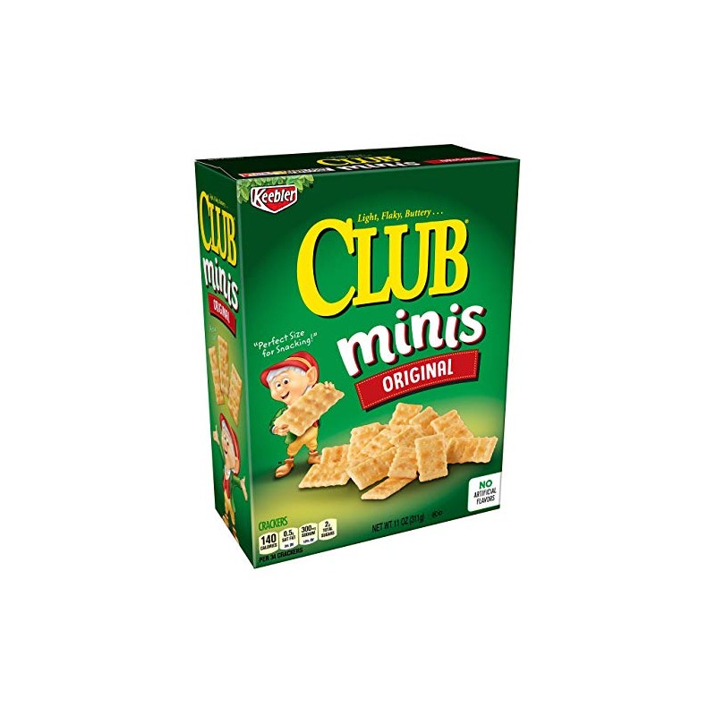 Keebler Club Crackers, Minis, Original, 11 oz Box - SET