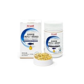 Sellerhub Food Dietary Supplement, haiwel Omega-3 Vitamin D Small kaepsyul 30 Capsules for daily wellness routines, tablets powder or sticks, Korean Import, Sellerhub Food and