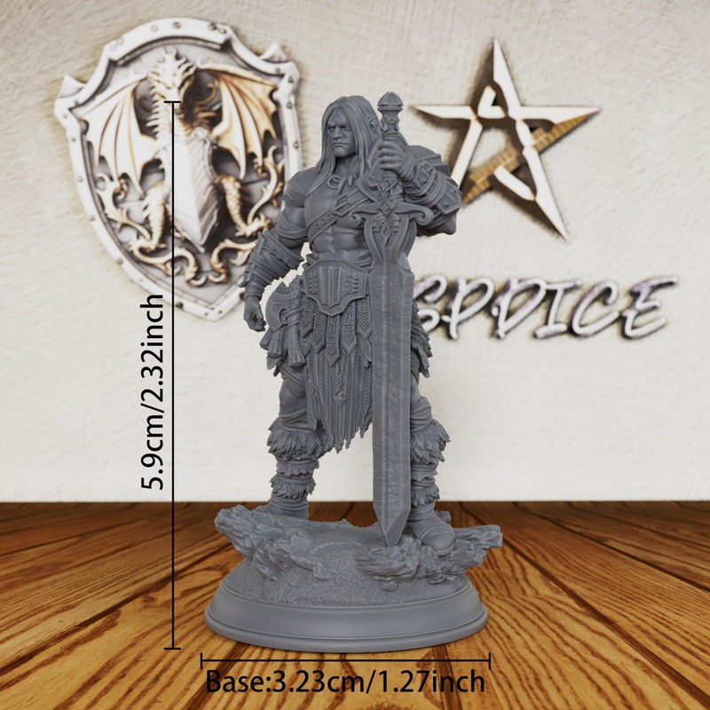AUSPDICE 32mm Goliath Barbarian Command The Battlefield with a Massive