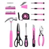 DOWELL 40 Pieces Home Tool Set Pink, General Household Hand