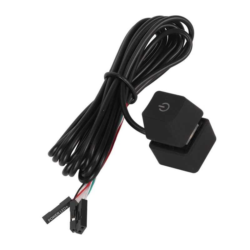 CCYLEZ 6.6 ft PC Power Button, Blue Switch Mechanical Key
