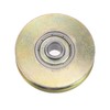 sourcing map Sliding Door Roller U Groove 6.4mm Shaft Hole