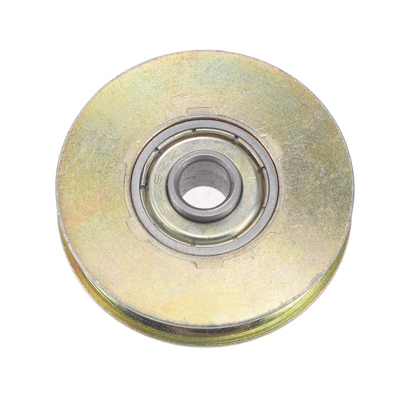 sourcing map Sliding Door Roller U Groove 6.4mm Shaft Hole