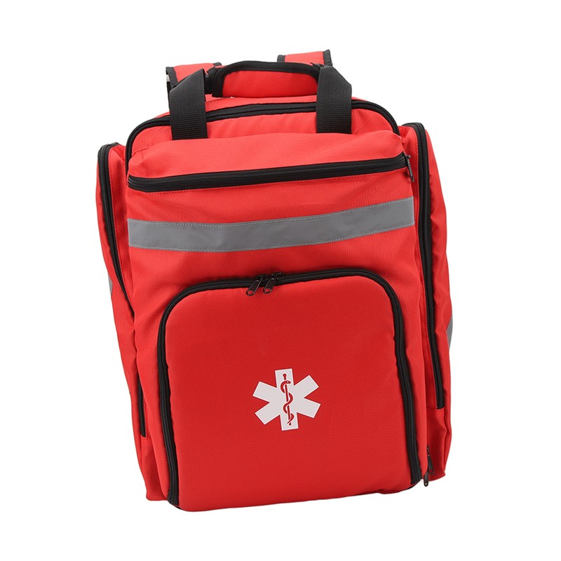 Red Firefighter Bag Large Capacity First Responder Bag Durable Emergency