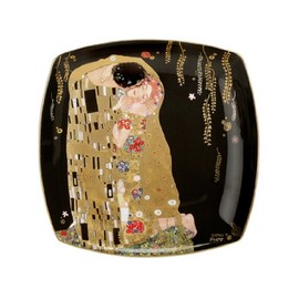 Goebel 66884867 Dessert Bowl with 'The Kiss' Design by Gustav Klimt