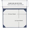 Misscom Diploma Cover 8.5" x11" Diploma Holder of Graduation Leatherette