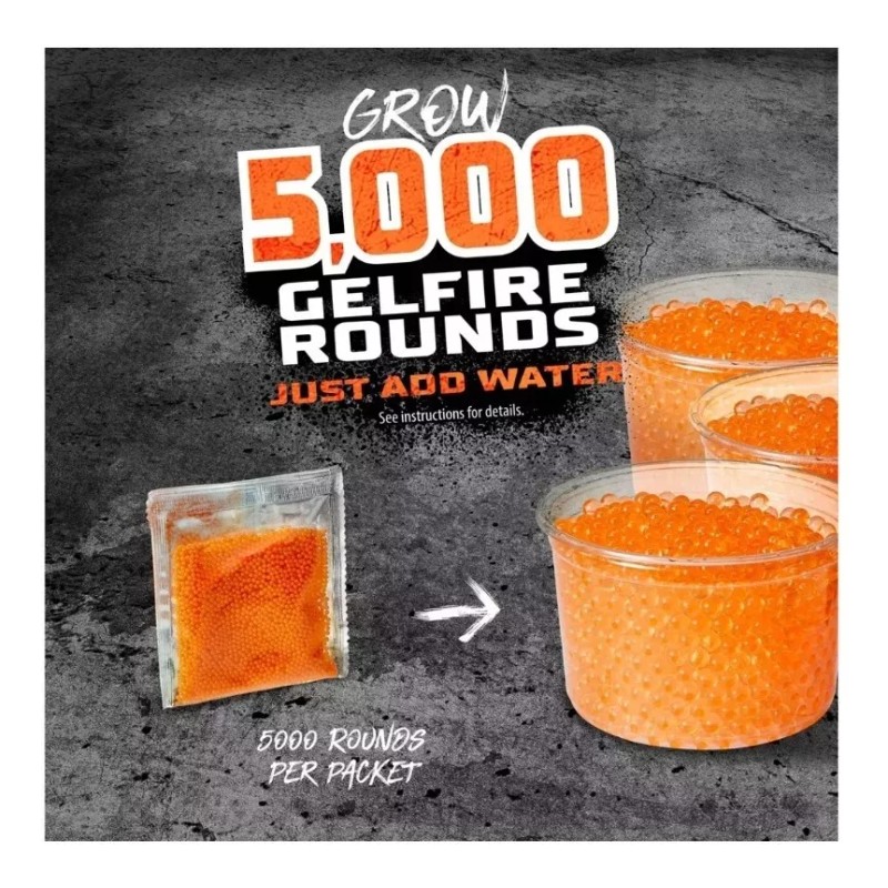 Hasbro Nerf Pro Pistola Hidrogel Fire Legion 5000 Perlas