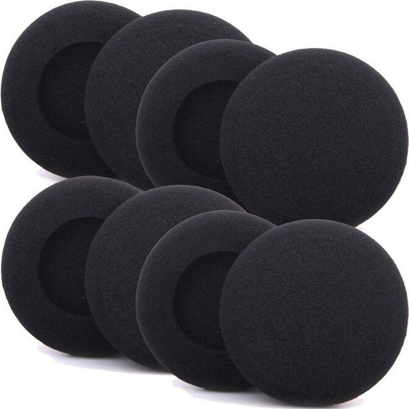 Ear Cushions Foam Replacement 60mm/2.4" Disposable Headphone Headset Earphones Sponge