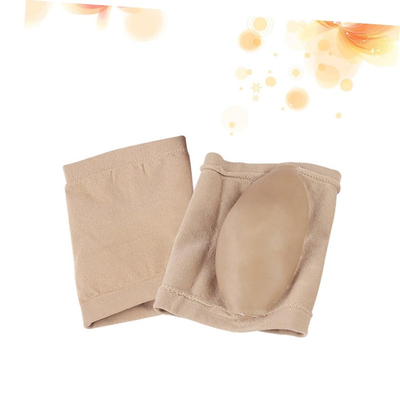 Baluue 1pair Gel Heel Socks for Moisturizing and Crack Support