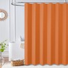 BTTN Orange Waffle Shower Curtain, 180 x 180 cm