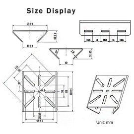 Universal Security Camera Pole Mount, Used for Adapter Bracket for CCTV Security Camera PTZ Dome Vertical Pole Mount Bracket (1 Pack, Ivory)