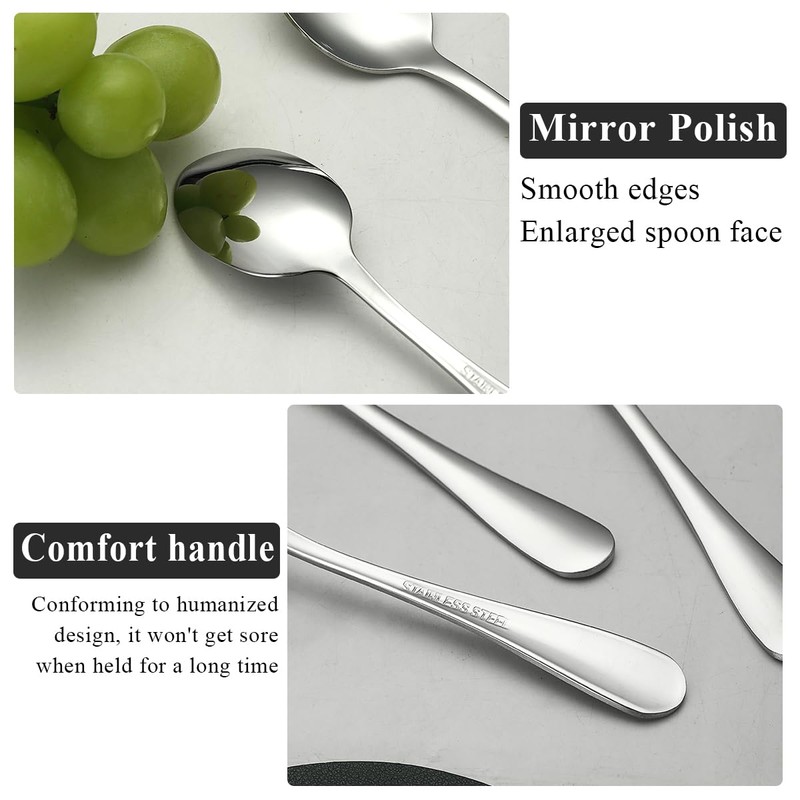 Evanda Tea Spoon, 24 x 14 cm, Stainless Steel Coffee
